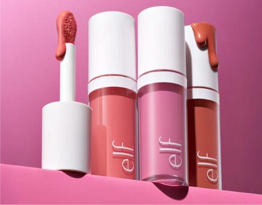 e.l.f. Camo Liquid Blush, A long-lasting liquid blush that delivers a dewy