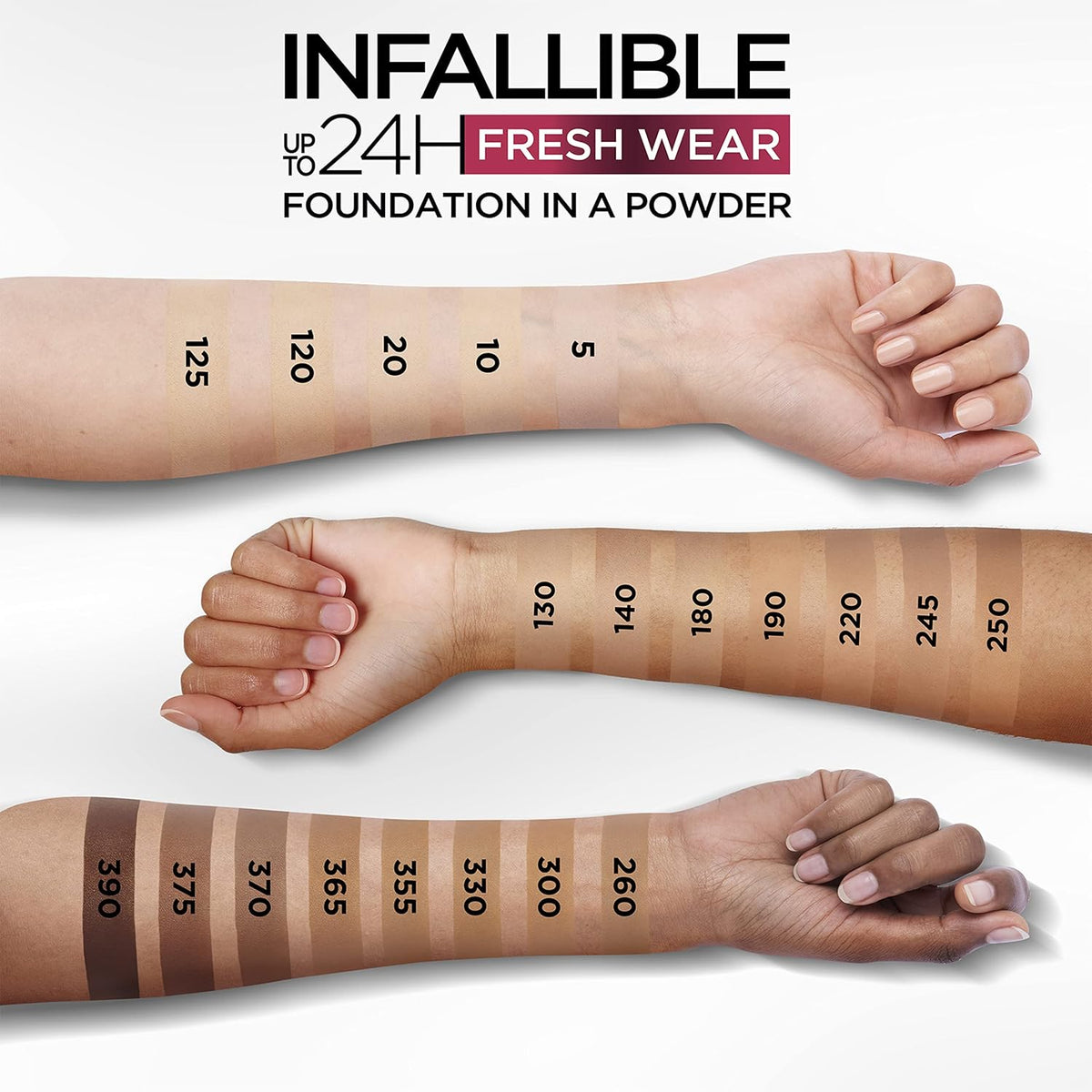 L'Oréal Paris Infaillible 24H Fresh Wear Foundation in a Powder