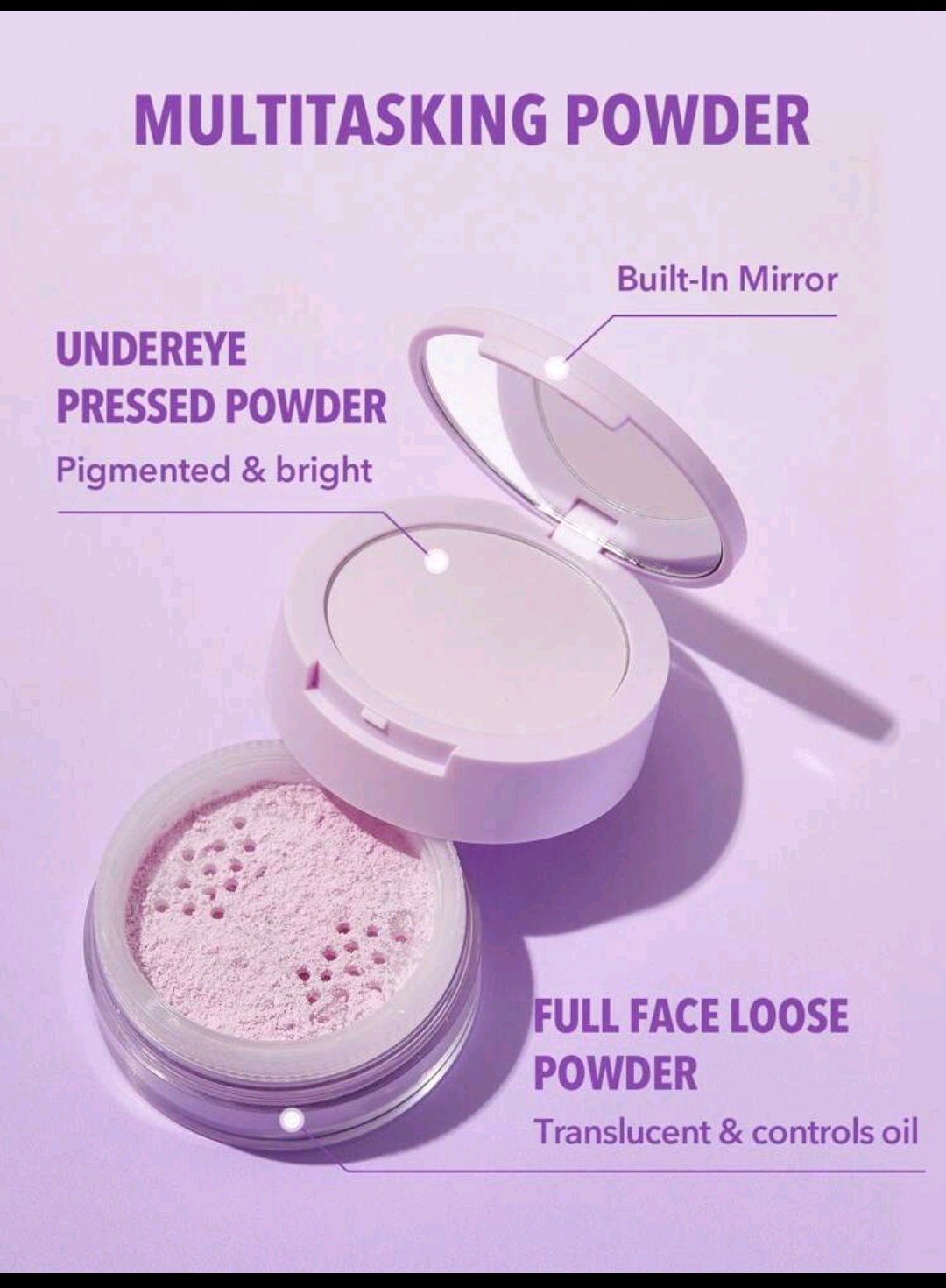 SHEGLAM Insta-Ready Face & Under Eye Setting Powder Duo