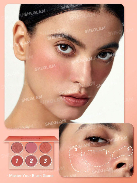 SHEGLAM Floral Flush Blush Palette - Cottage Core Garden