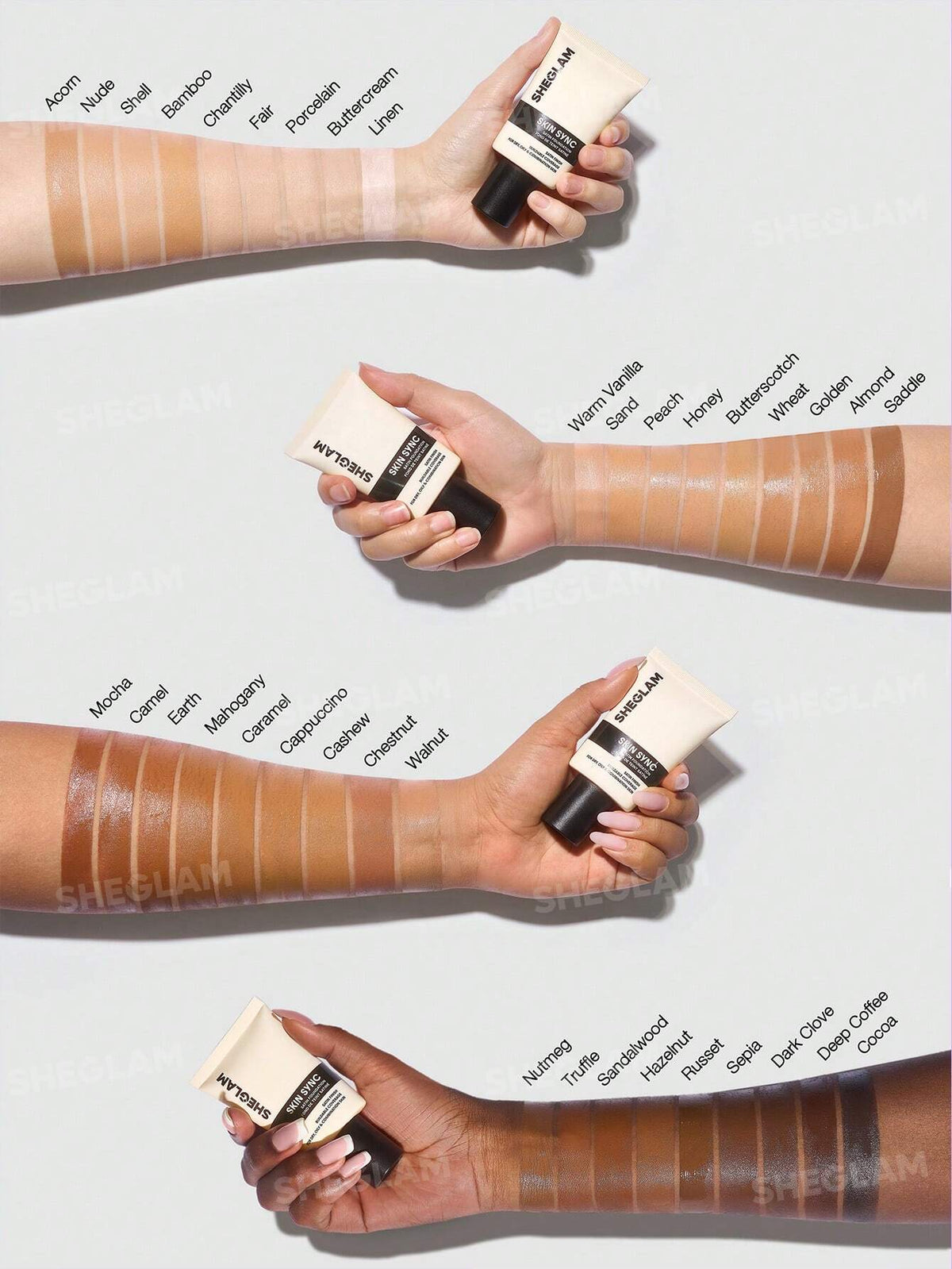 SHEGLAM Skin Sync Satin Foundation