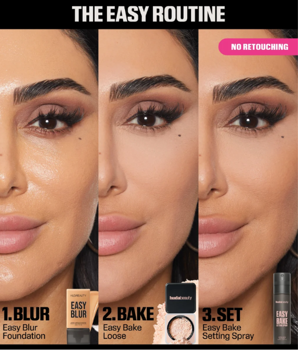 HUDA BEAUTY EASY BAKE SETTING SPRAY WITH 16-HOUR WEAR