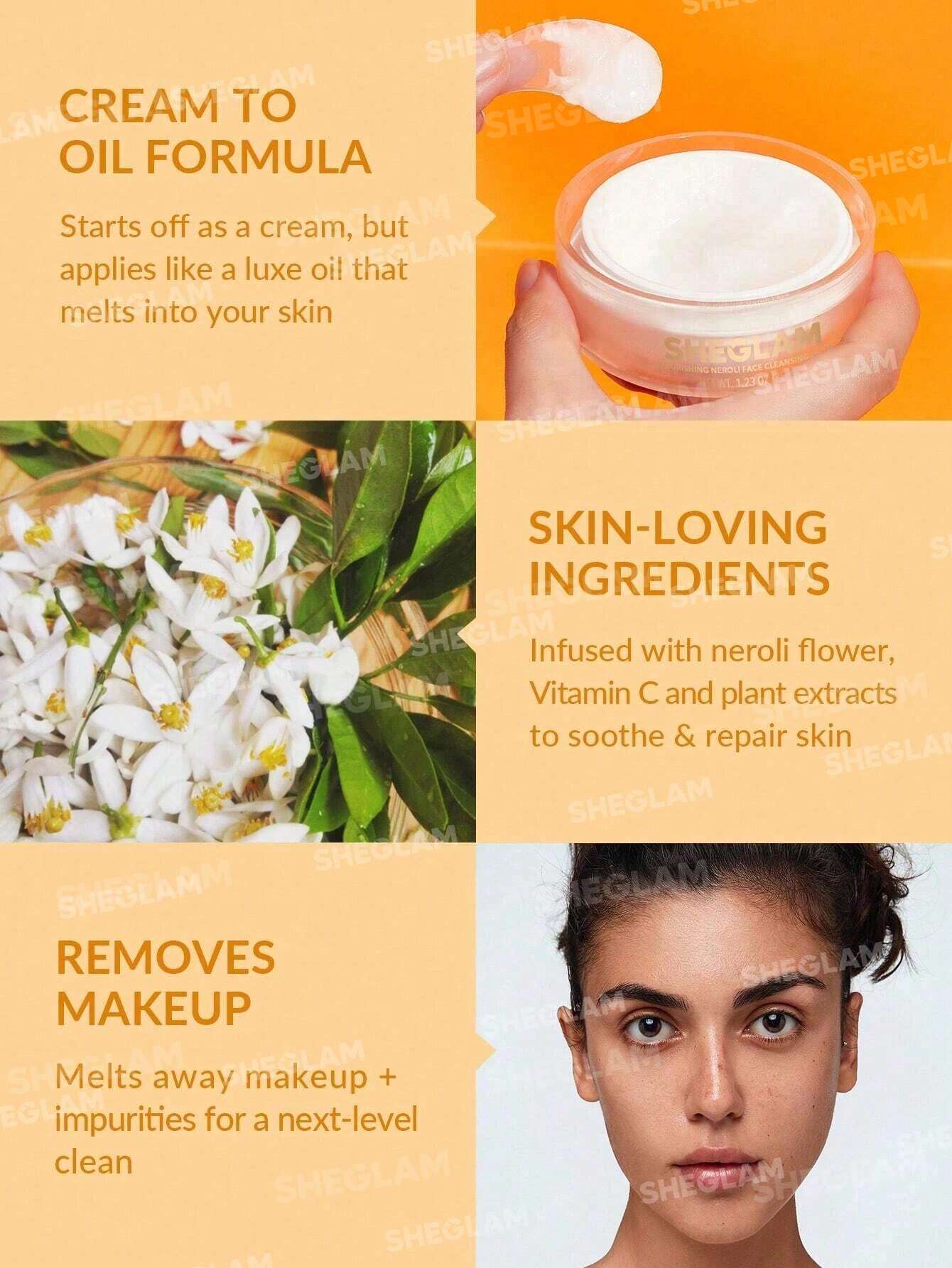 HEGLAM Nourishing Neroli Face Cleansing Balm