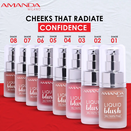 AMANDA Liquid Blush - Silky Matte Finish