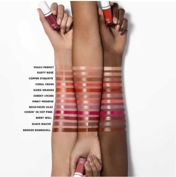 e.l.f. Camo Liquid Blush, A long-lasting liquid blush that delivers a dewy
