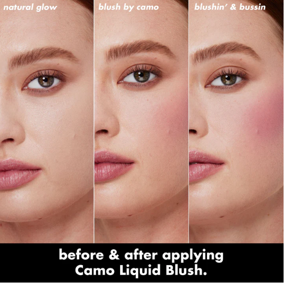 e.l.f. Camo Liquid Blush, A long-lasting liquid blush that delivers a dewy