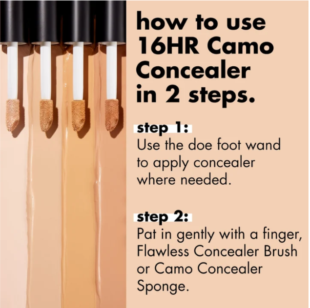 e.l.f. 16HR Camo Concealer, A crease-resistant liquid concealer