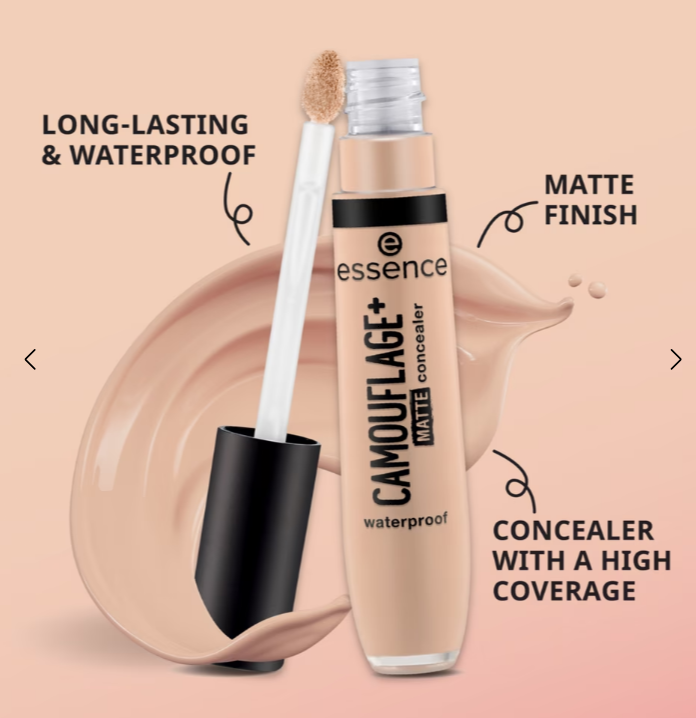 essence CAMOUFLAGE+ MATTE concealer